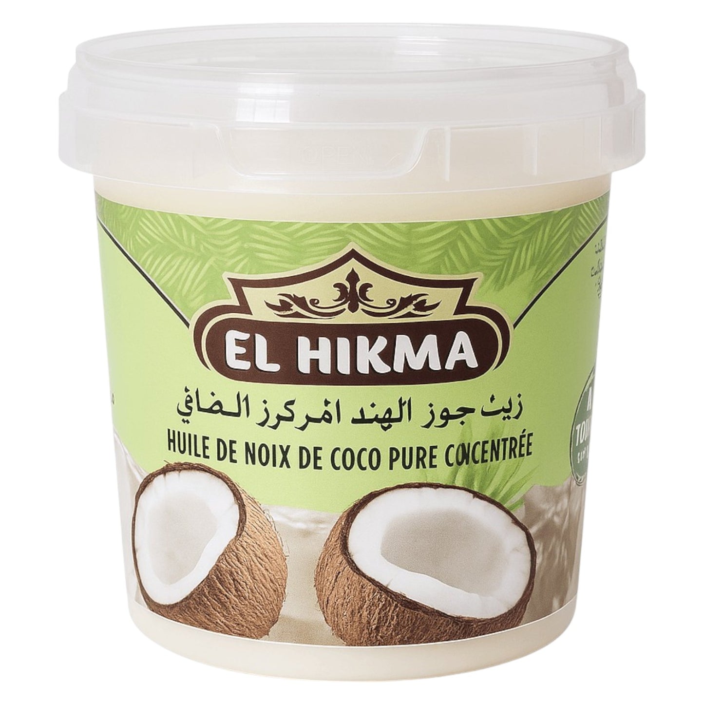 Huile de noix de Coco Pure Concentré EL HIKMA – Hydratation & Nutrition 150mL