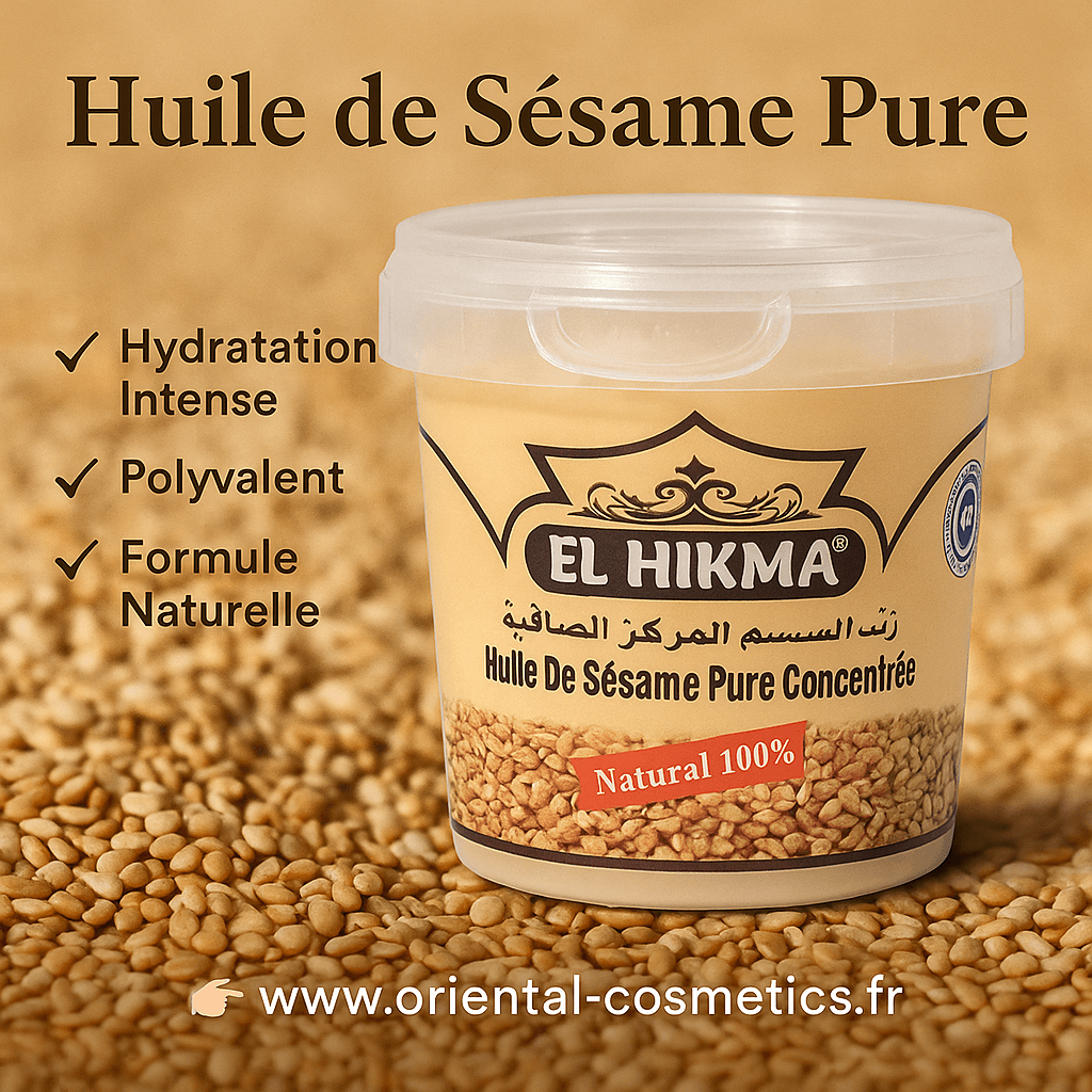 Beurre à l’Huile de Sésame AL HIKMA – Régénérant & Nourrissant 150mL