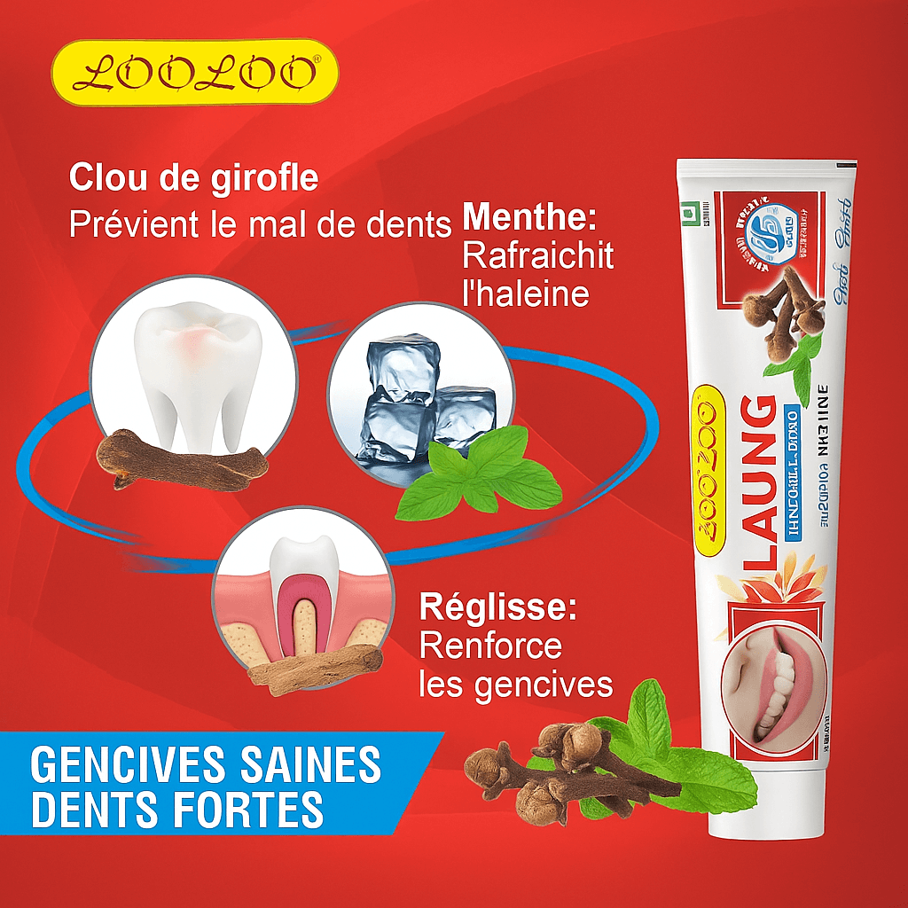 Dentifrice HERBAL CLOVE au Clou de Girofle 100mL