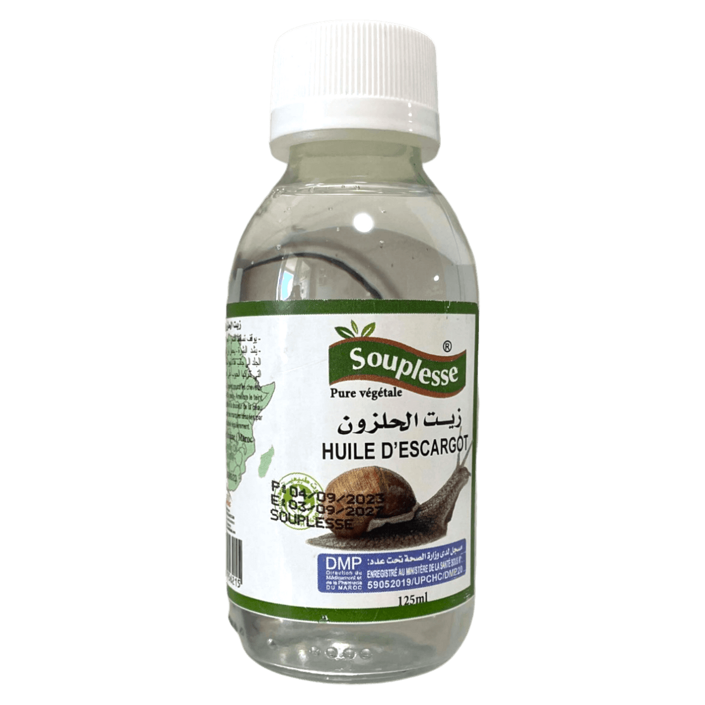 Huile Végétale d'Escargot Souplesse 125mL Oriental Cosmetics