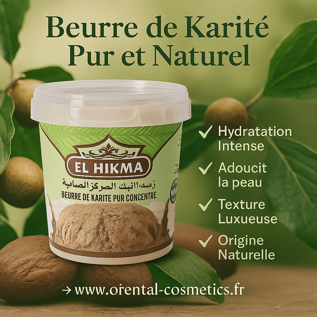 Beurre de Karité Pur & Concentré AL HIKMA – Nutrition & Protection 150mL / 350mL