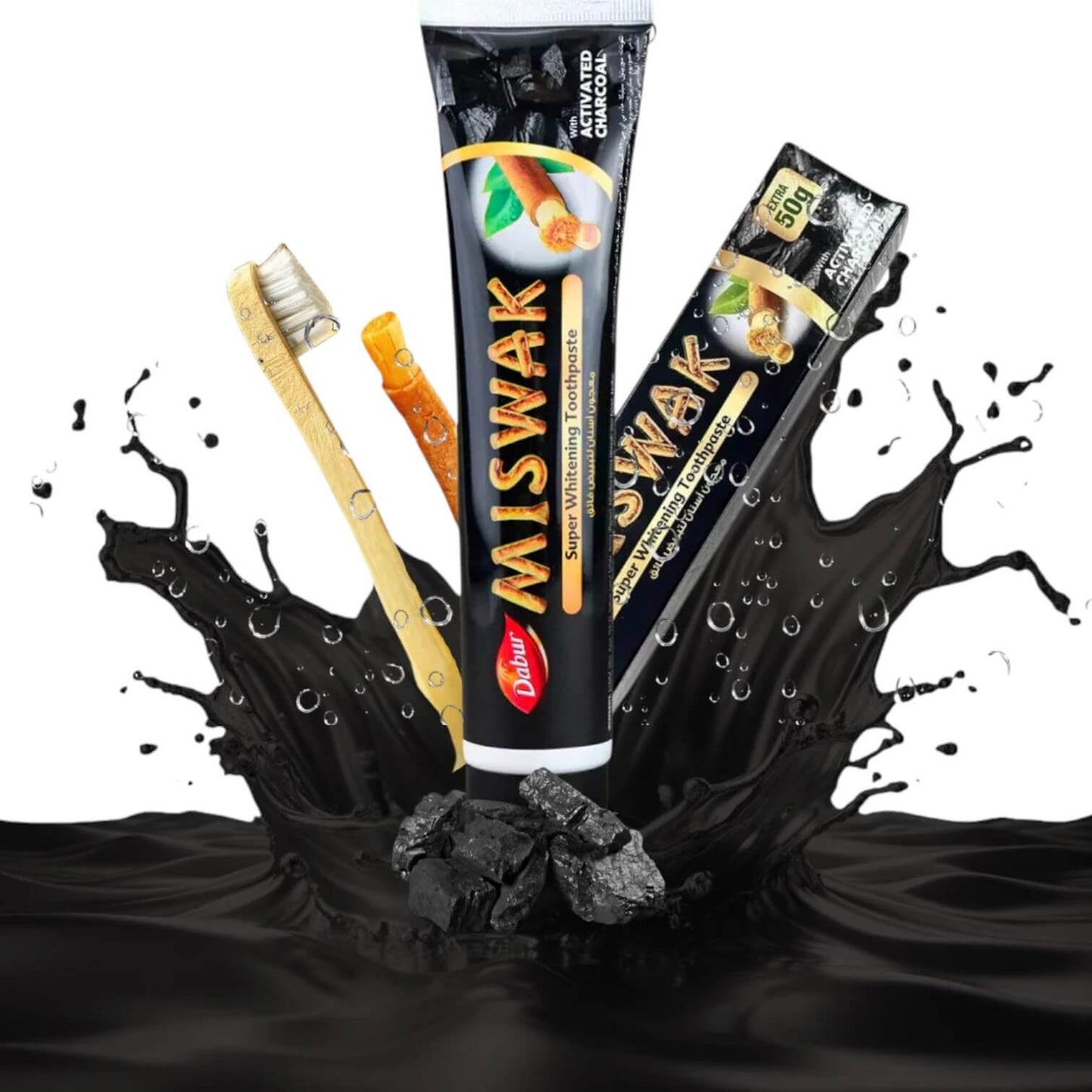 Dentifrice NISWAK au Bois d'Arak et Charbon 170g