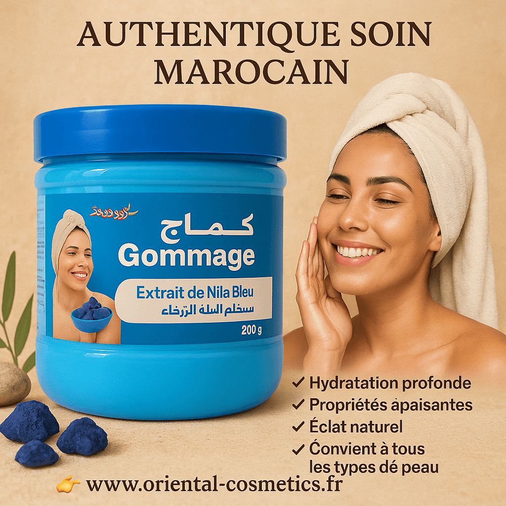 Gommage WOUROUD BLADI au Nila Bleu 200g