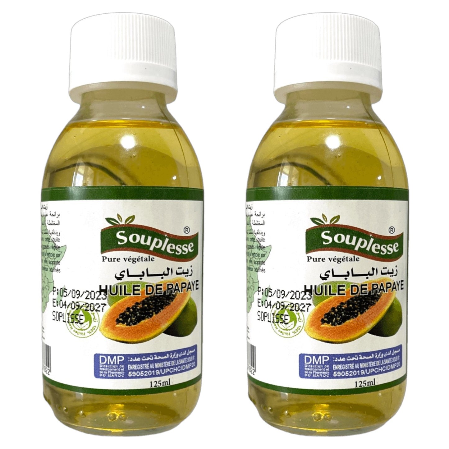 Huile Végétale de Papaye Souplesse 125mL