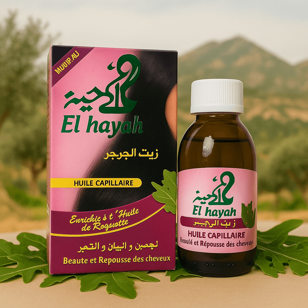 Huile Capillaire AL HAYAH Enrichie à l'Huile de Roquette 125mL