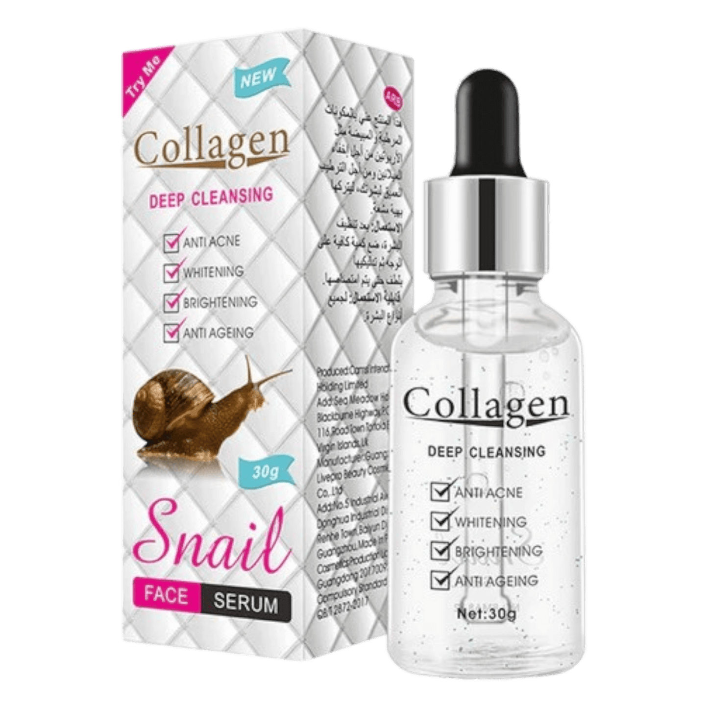 Coffret SNAIL Soins de la Peau au Collagène d'Escargot