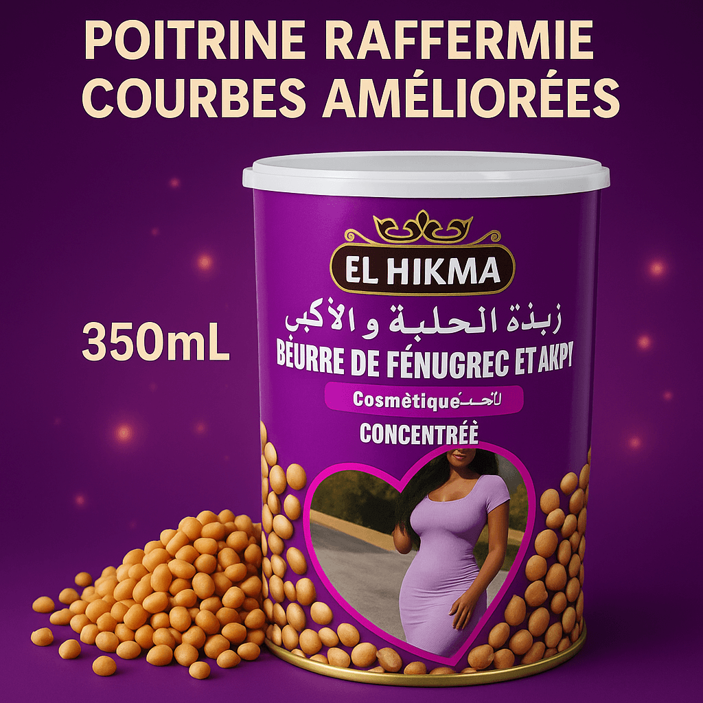 Beurre de Fenugrec & d’Akpi AL HIKMA – Volume & Fermeté 350mL