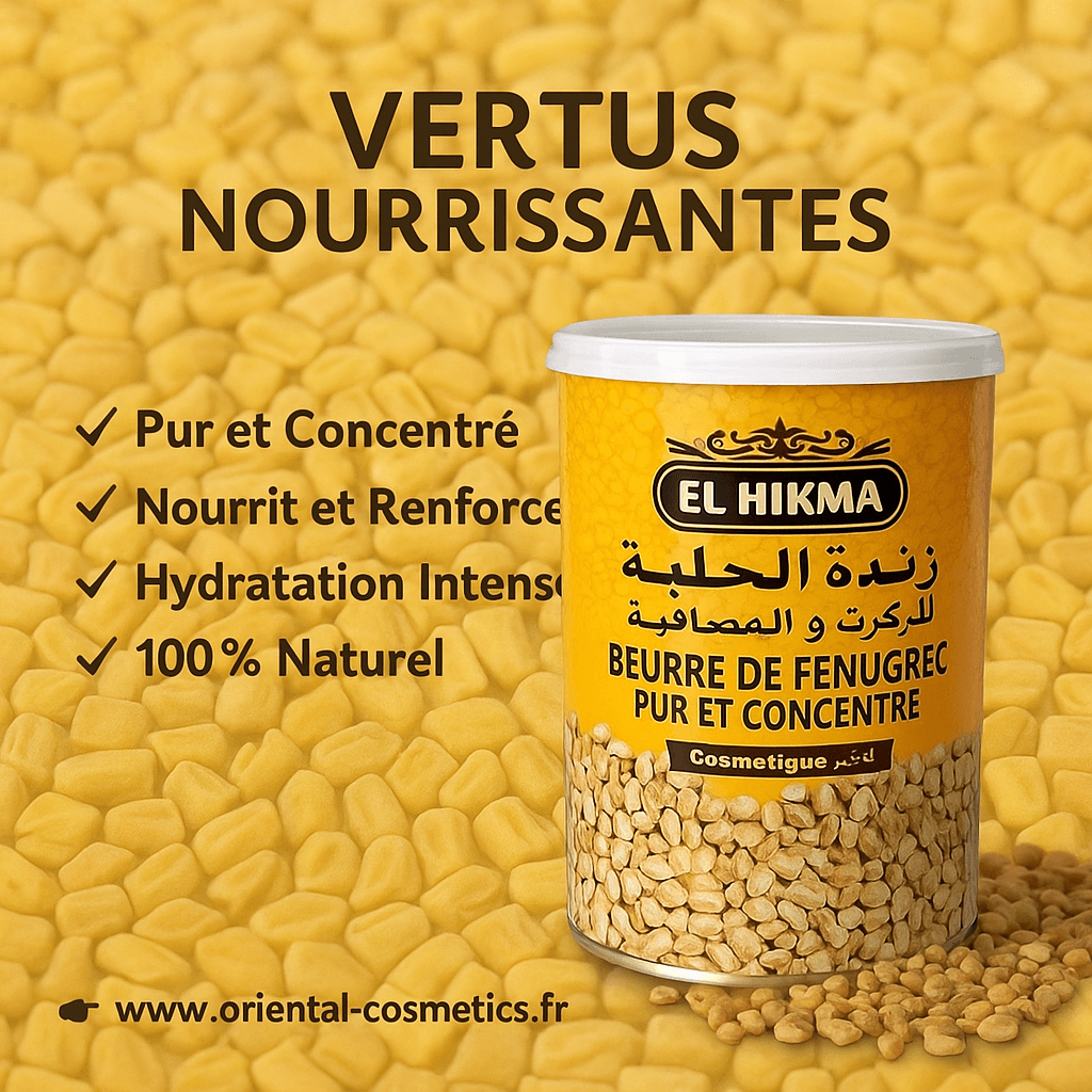 Beurre de Fenugrec Pur & Concentré AL HIKMA – Volume & Galbe 350mL / 400mL