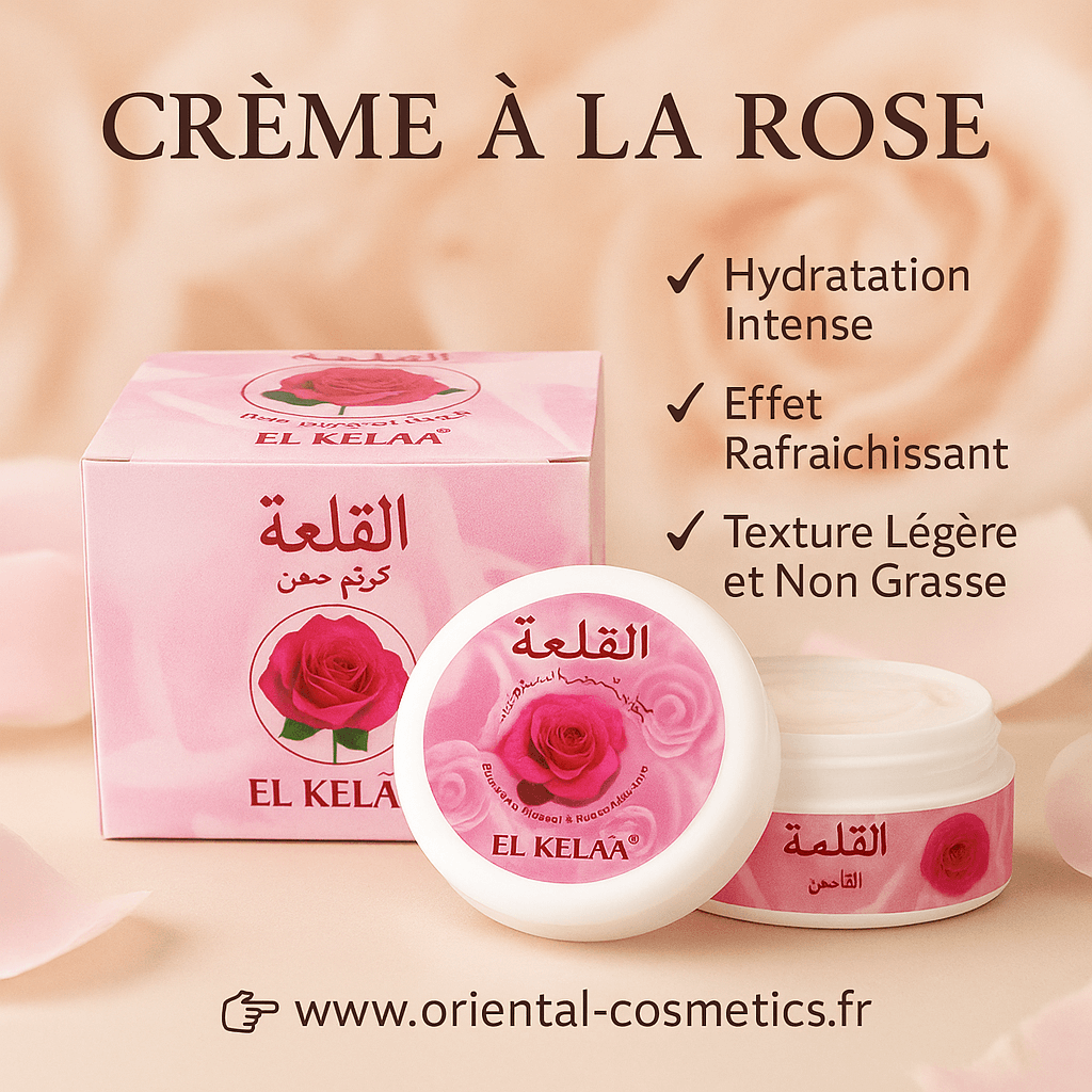 Crème Rafraichissante à la Rose EL KELAA 100mL