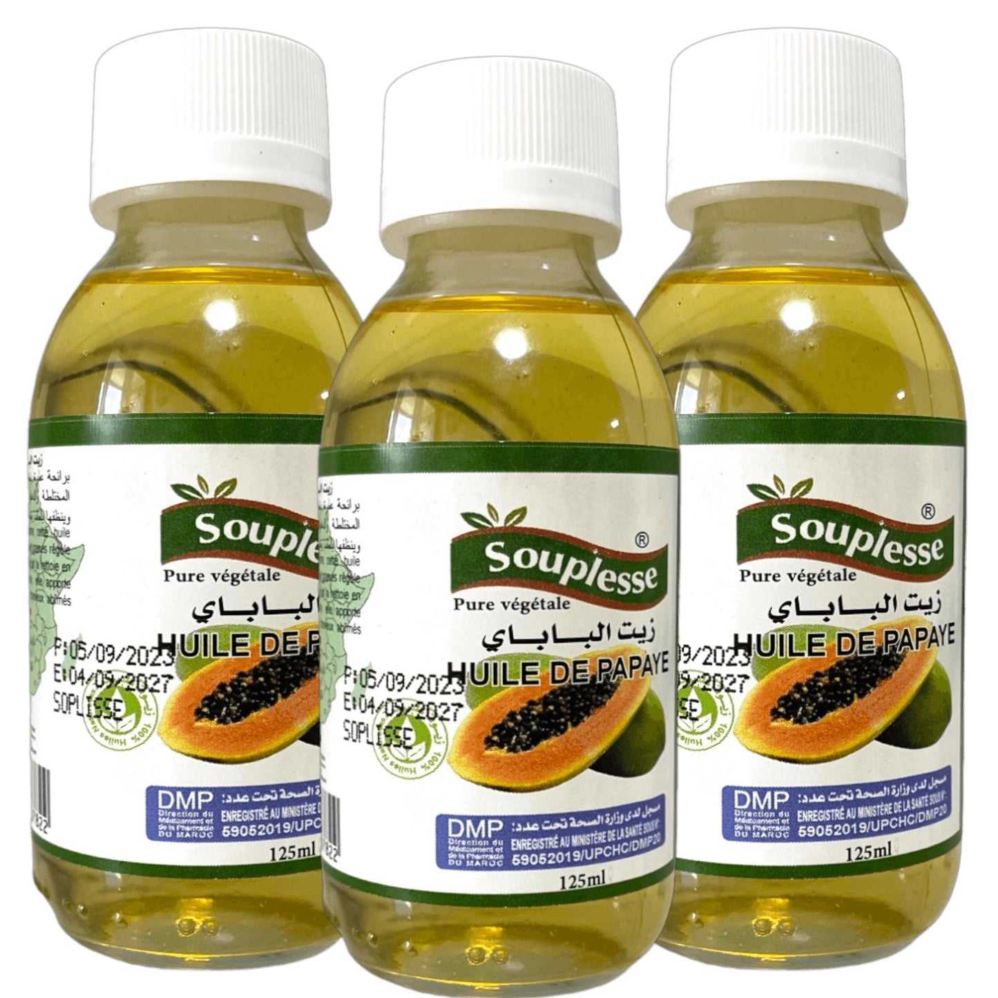 Huile Végétale de Papaye Souplesse 125mL