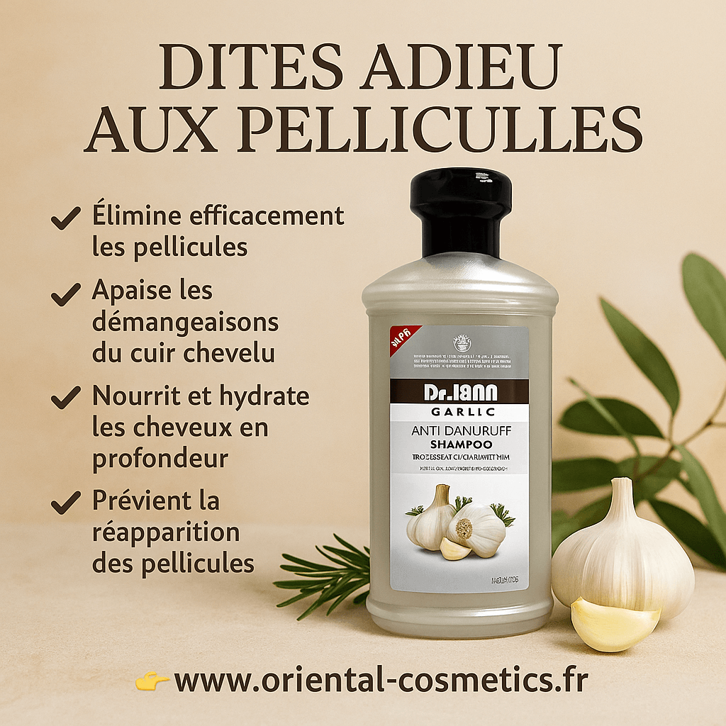 Shampoing Anti-Pelliculaire à l'Ail Dr Lana 400mL