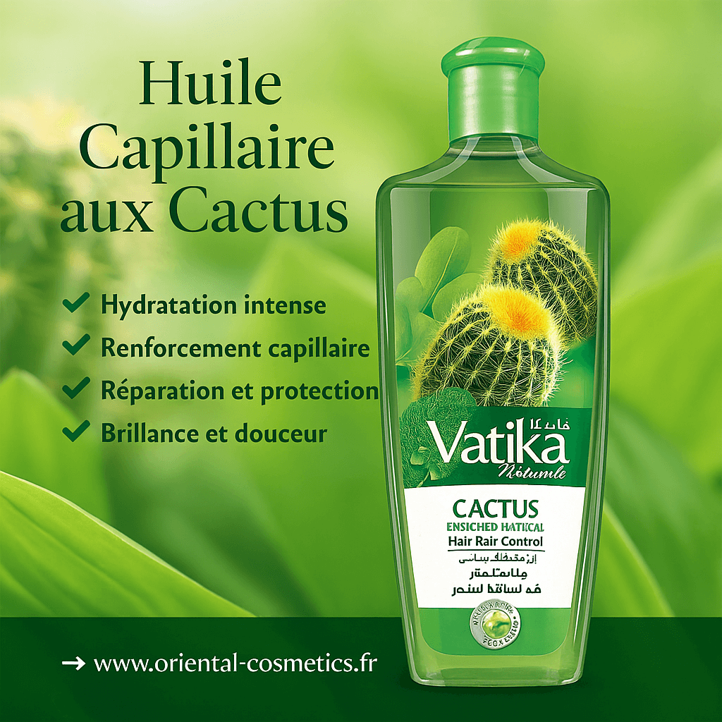 Huile Capillaire aux Cactus VATIKA 200mL
