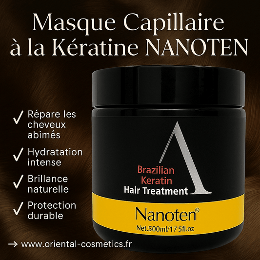 Masque Capillaire à la Kératine NANOTEN 500mL