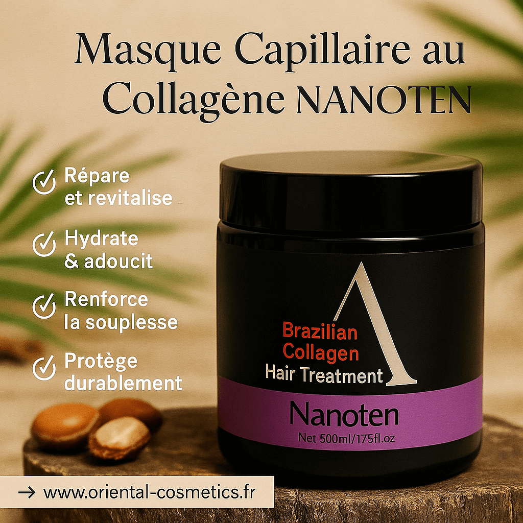 Masque Capillaire au Collagène NANOTEN 500mL