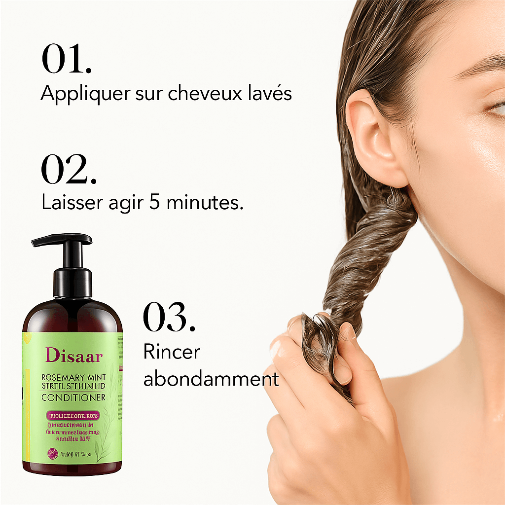 Shampoing Fortifiant au Romarin & Menthe Disaar 360mL