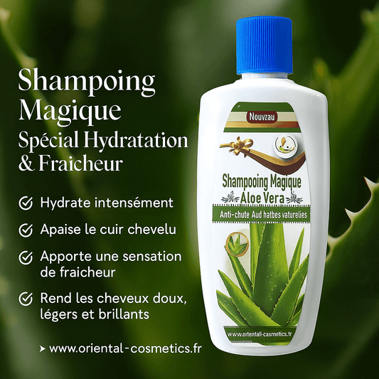 Shampoing Magique à l’Aloé Vera – Spécial Hydratation & Fraîcheur 200mL