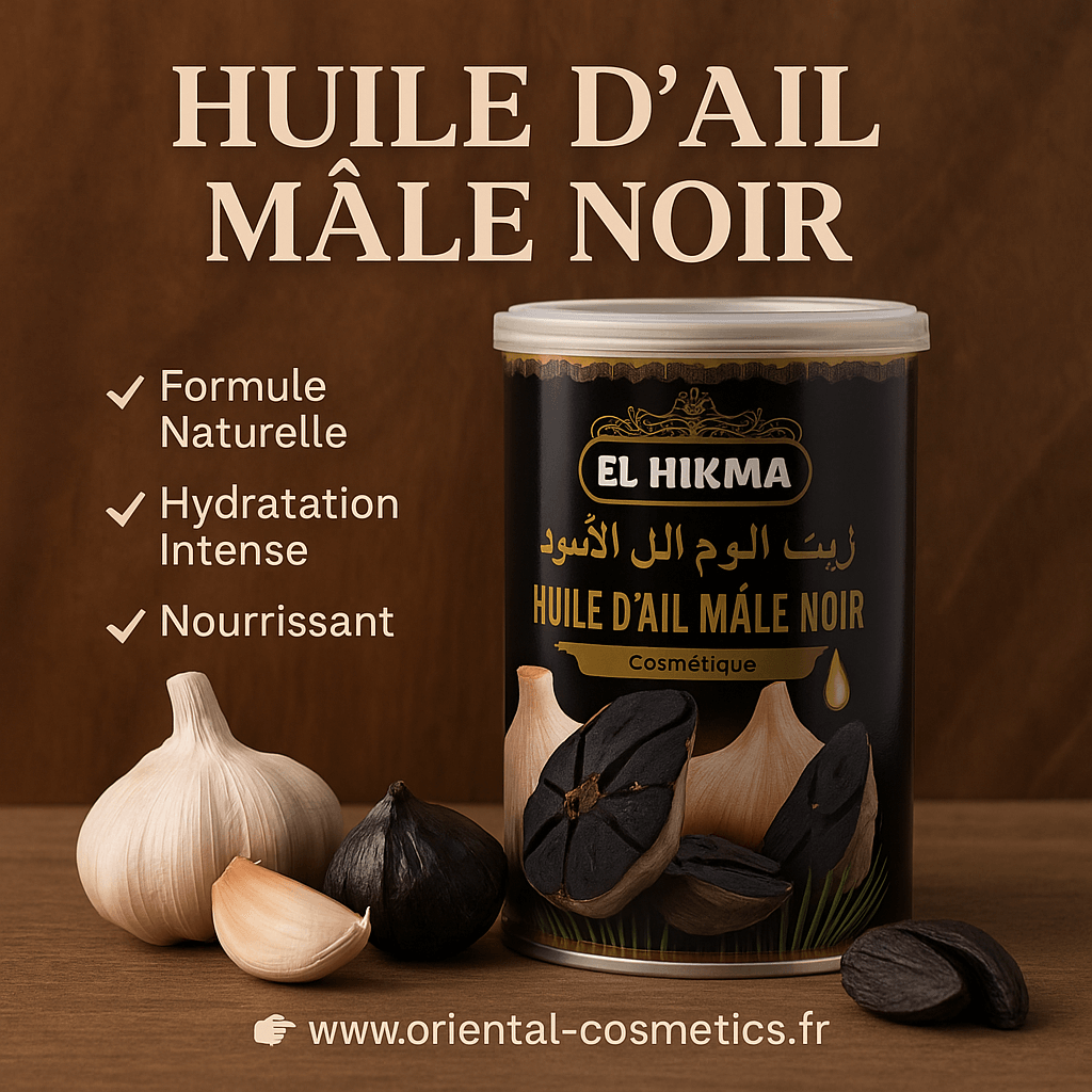 Beurre d’Ail Mâle Noir AL HIKMA – Repousse & Fortification 350mL