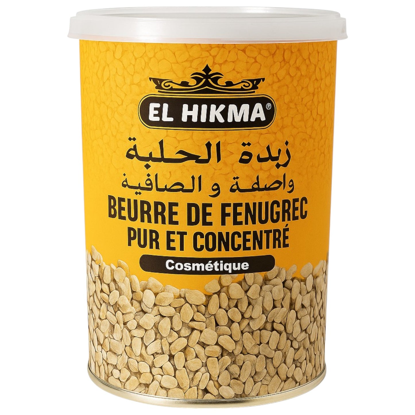 Beurre de Fenugrec Pur & Concentré AL HIKMA – Volume & Galbe 350mL / 400mL