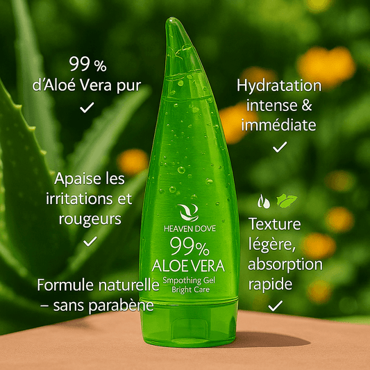 Gel pour le Visage à l'Aloé Véra HEAVEN DOVE 250mL