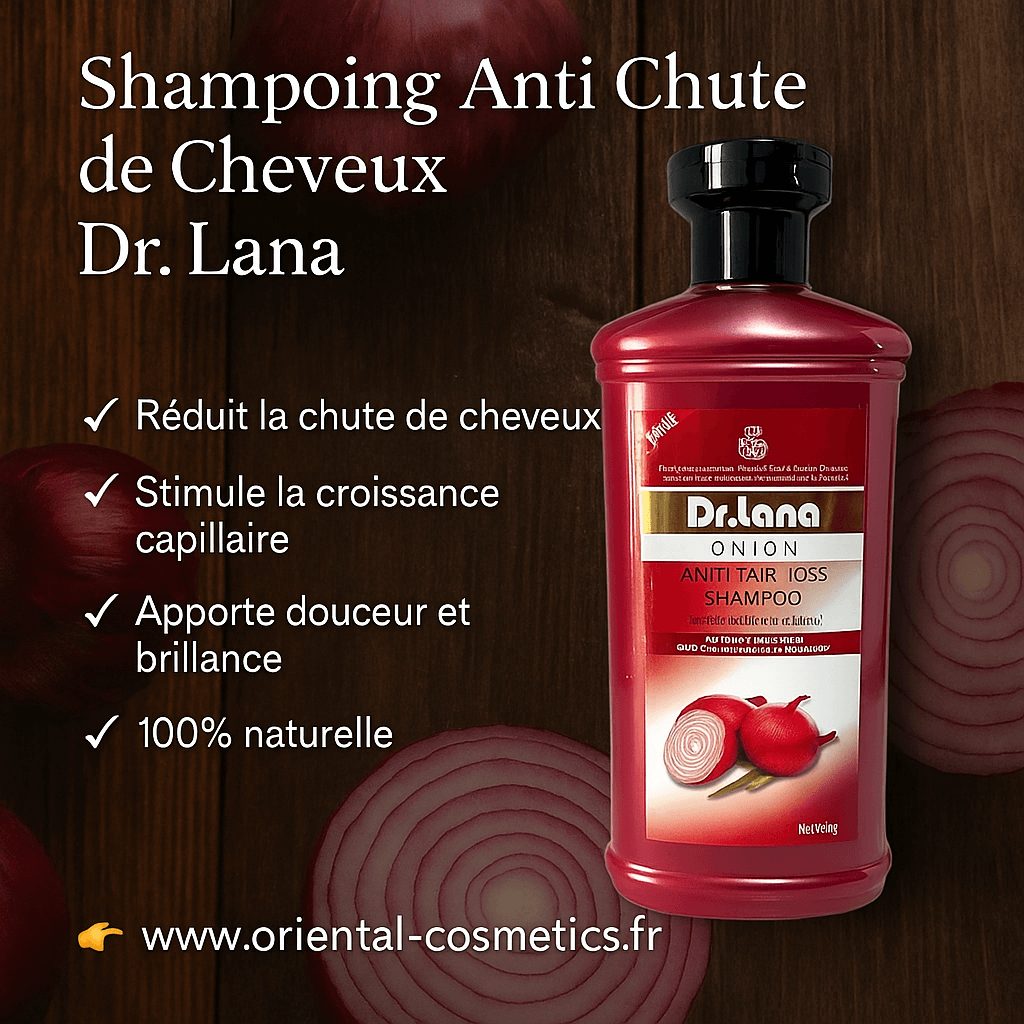 Shampoing Anti Chute de Cheveux aux Oignons Dr Lana 400mL