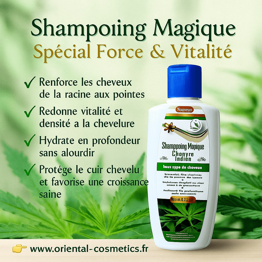 Shampoing Magique au Chanvre Indien – Spécial Force & Vitalité 200mL