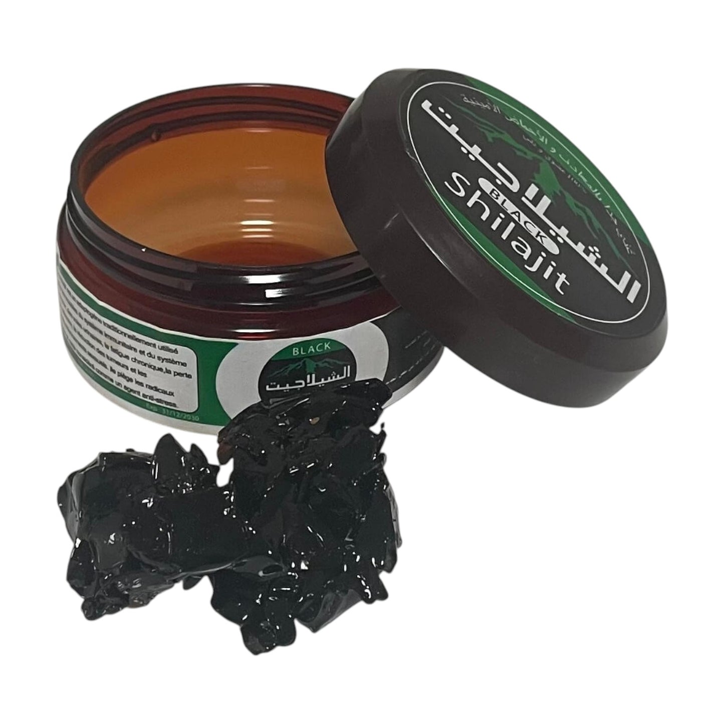 Shilajit Black Pur - Résine de l’Himalaya - Pot de 30g