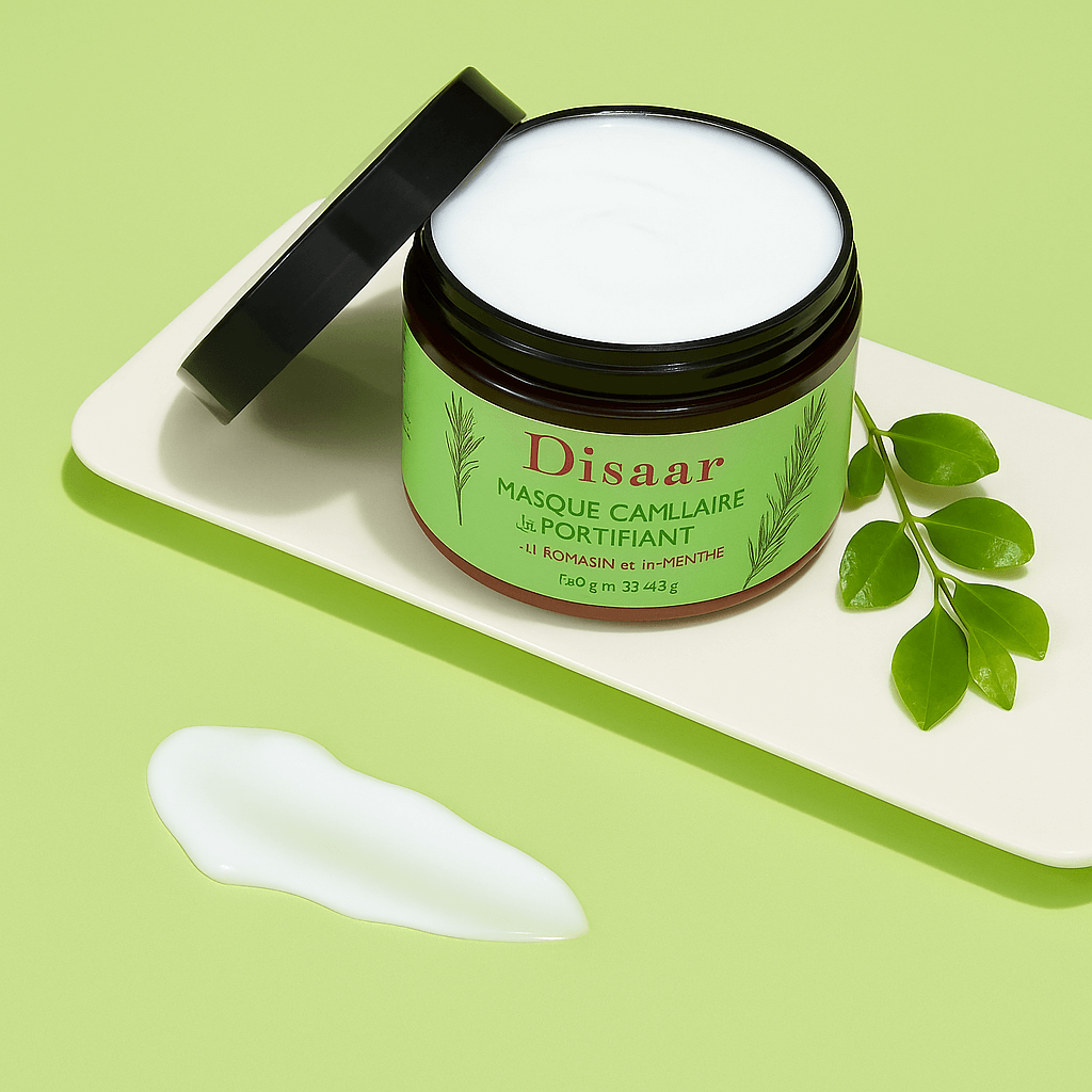 Masque Capillaire Fortifiant au Romarin & Menthe Disaar 340g