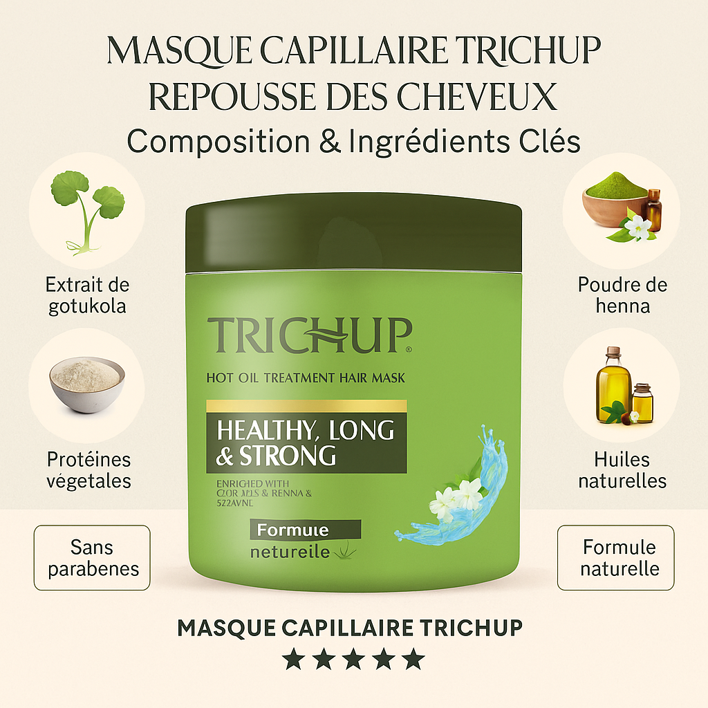 Masque Capillaire TRICHUP Repousse des Cheveux 500mL
