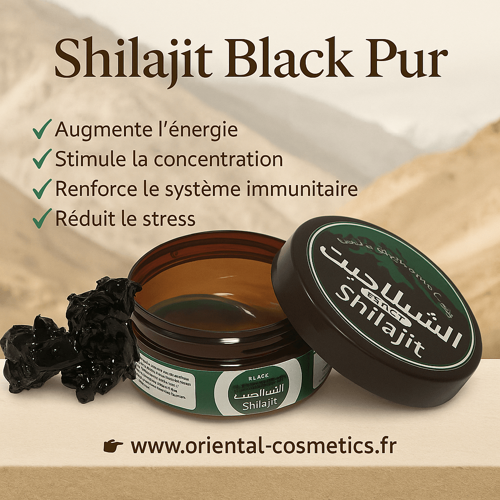 Shilajit Black Pur - Résine de l’Himalaya - Pot de 30g