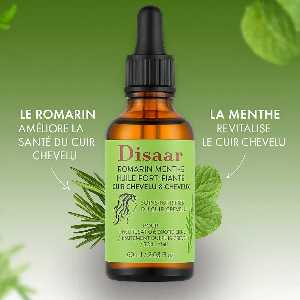 Huile Fortifiante Romarin & Menthe Disaar 60mL