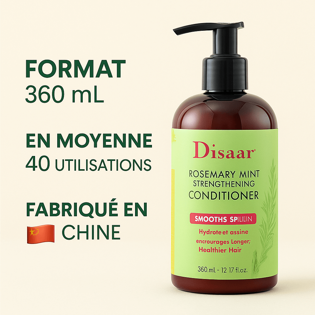 Shampoing Fortifiant au Romarin & Menthe Disaar 360mL