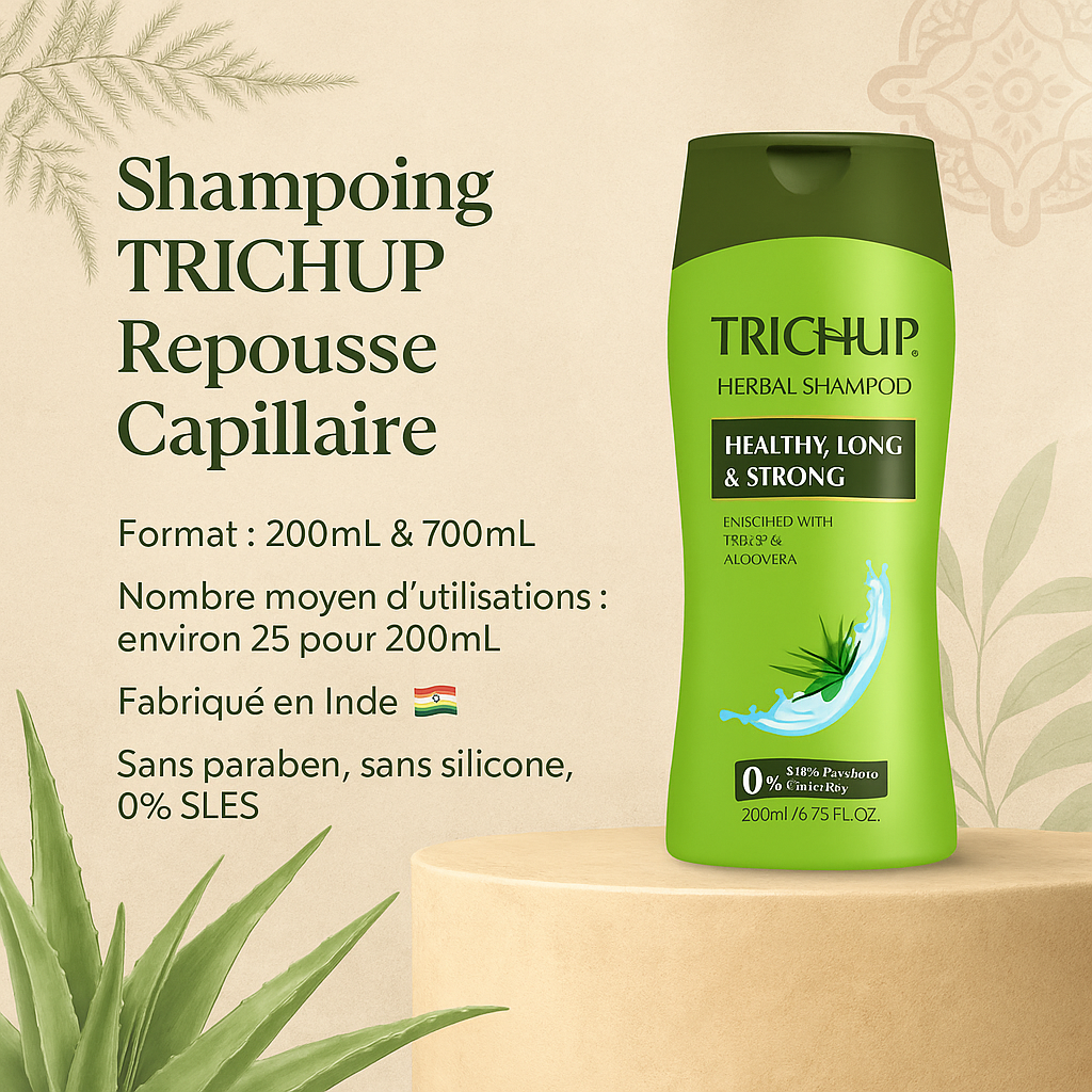 Shampoing TRICHUP Repousse Capillaire 200mL & 700mL