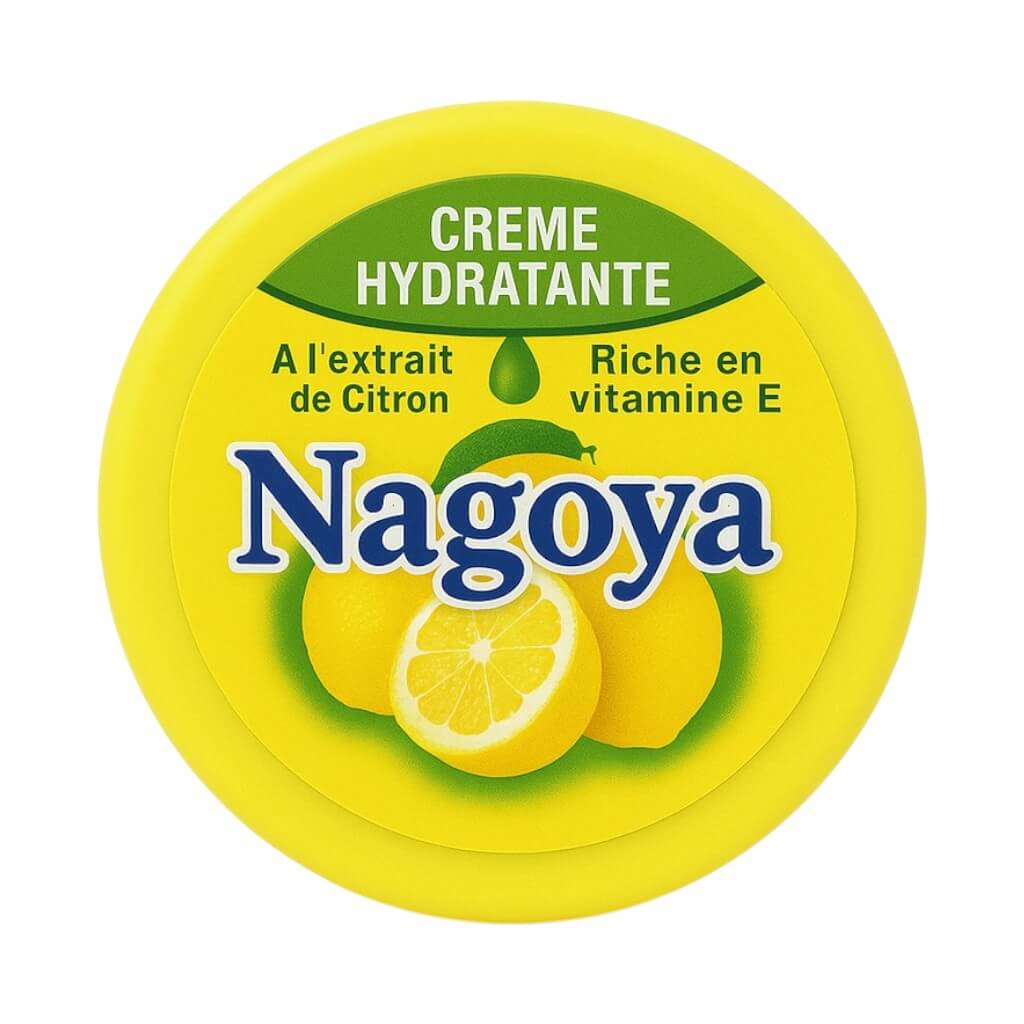 Crème Hydratante NAGOYA à l'Extrait de Citron & Vitamine E 120g