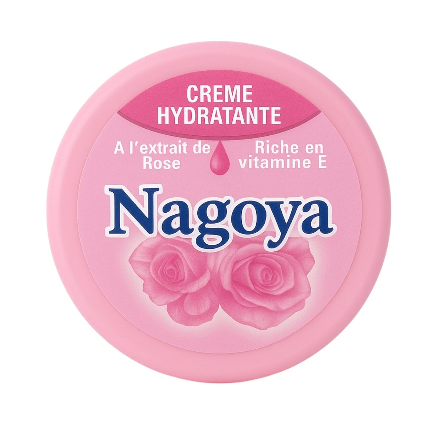 Crème Hydratante NAGOYA à l'Extrait de Rose & Vitamine E 120g
