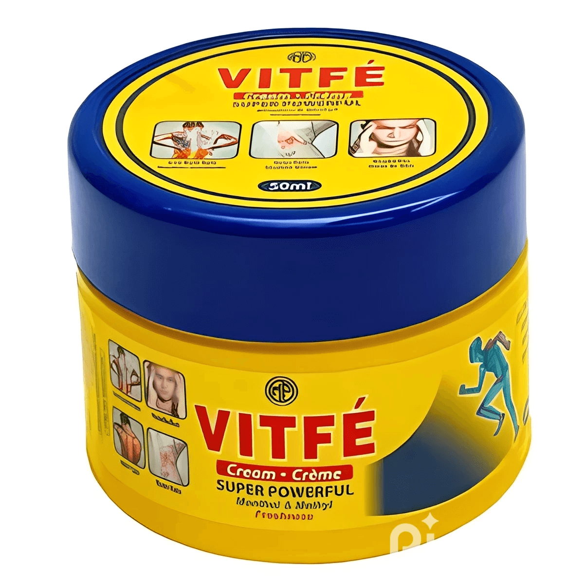 Crème de Massage VITEFÉ au Menthol & Méthyl 50g Oriental Cosmetics