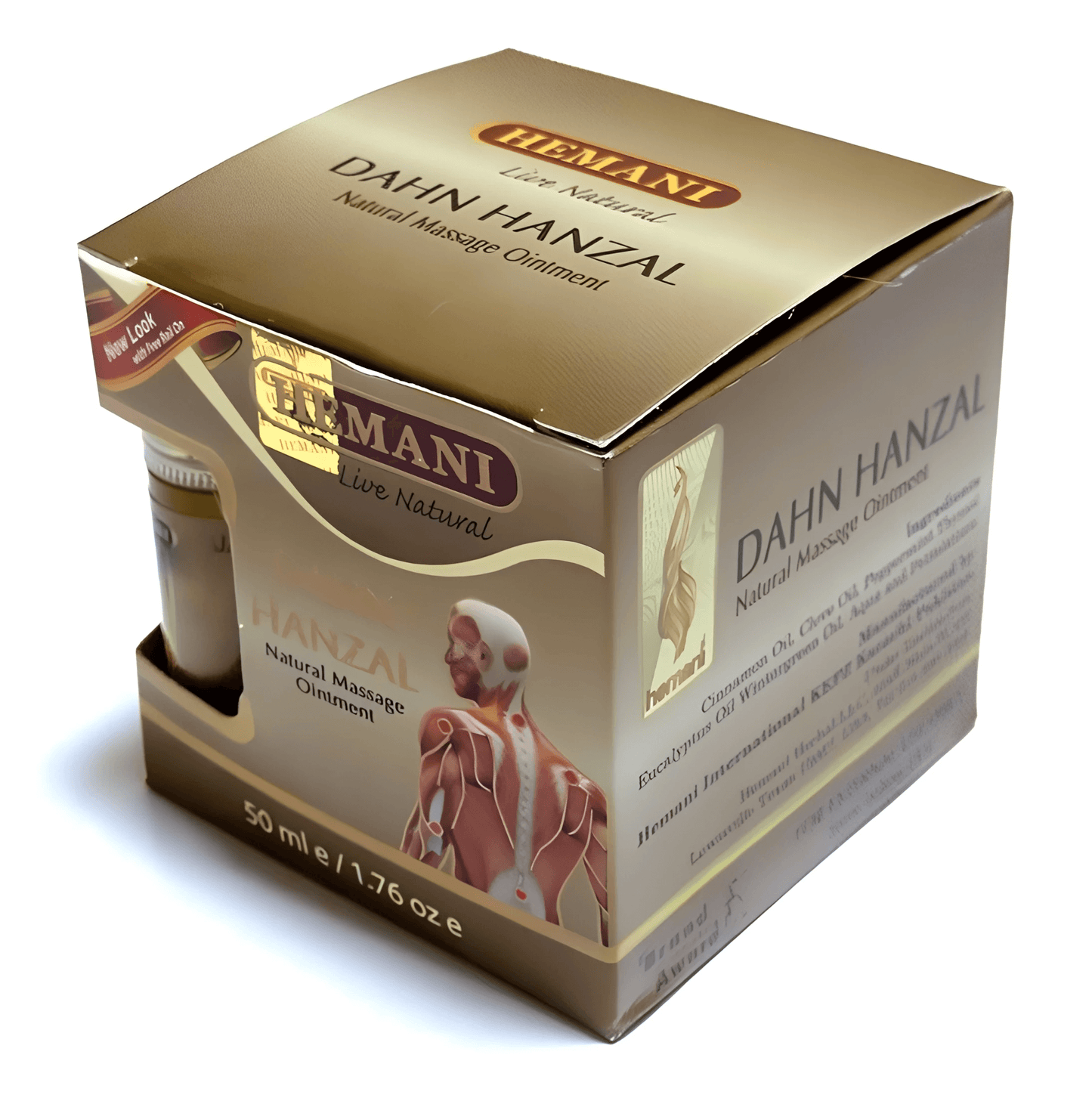 Crème de Massage Relaxante Dahn Hanzal 100% Naturel + Roll on 50mL