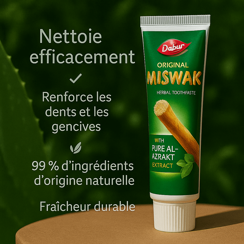 Dentifrice Miswak au Bois d'Arak 75g & 170g