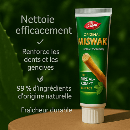 Dentifrice Miswak au Bois d'Arak 75g & 170g