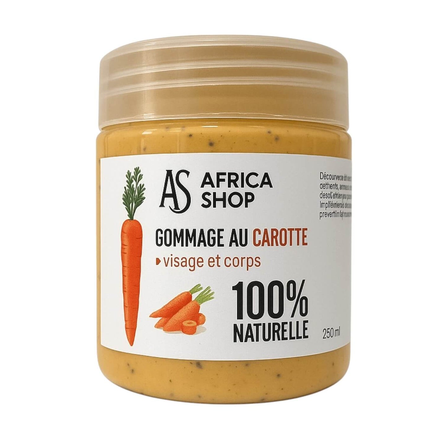 Gommage AFRICA SHOP à la Carotte 250mL