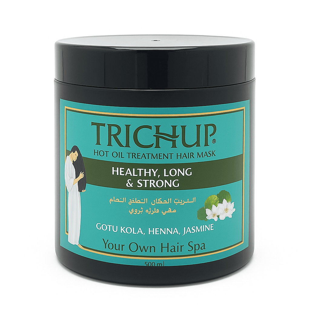Masque Capillaire TRICHUP Repousse des Cheveux Henné & Jasmin 500mL Oriental Cosmetics