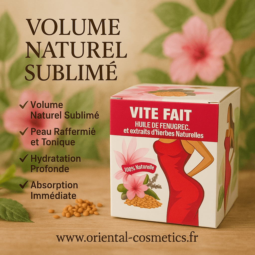 Crème VITE FAIT à l'Huile de Fenugrec & Extraits d'Herbes Naturelles 150mL