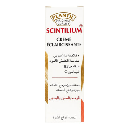 Crème Éclaircissante SCINTILIUM de PLANTIL 30mL