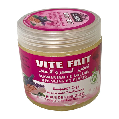 Crème VITE FAIT à l'Huile de Fenugrec & Extraits d'Herbes Naturelles 150mL Oriental Cosmetics