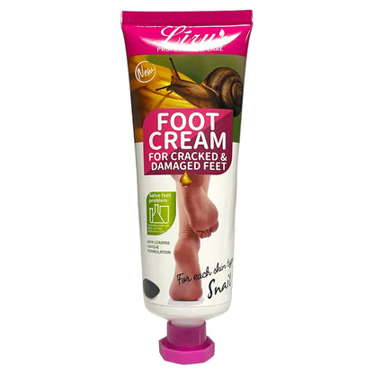 Crème pour les Pieds LIRU à la Bave d'Escargot 80mL