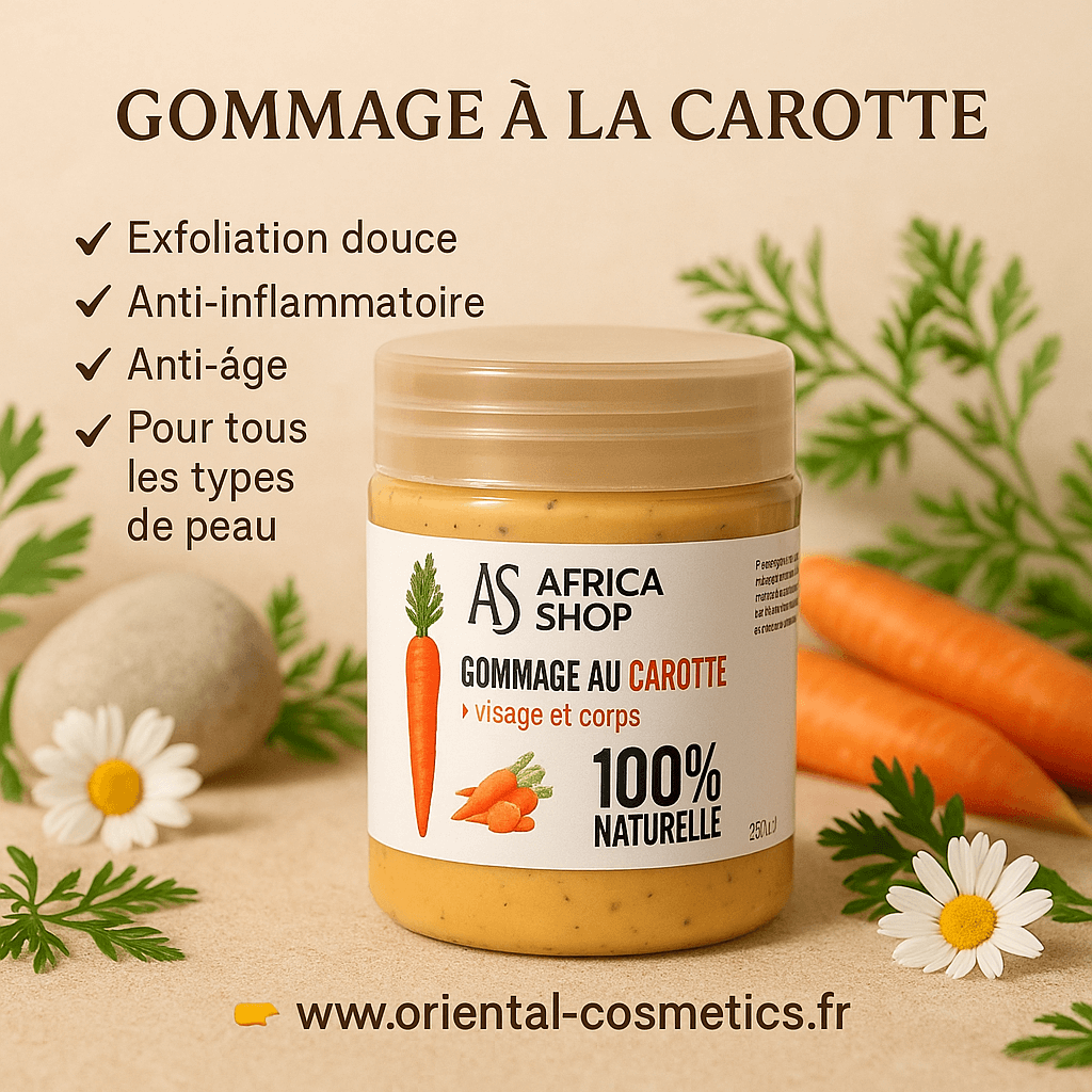 Gommage AFRICA SHOP à la Carotte 250mL