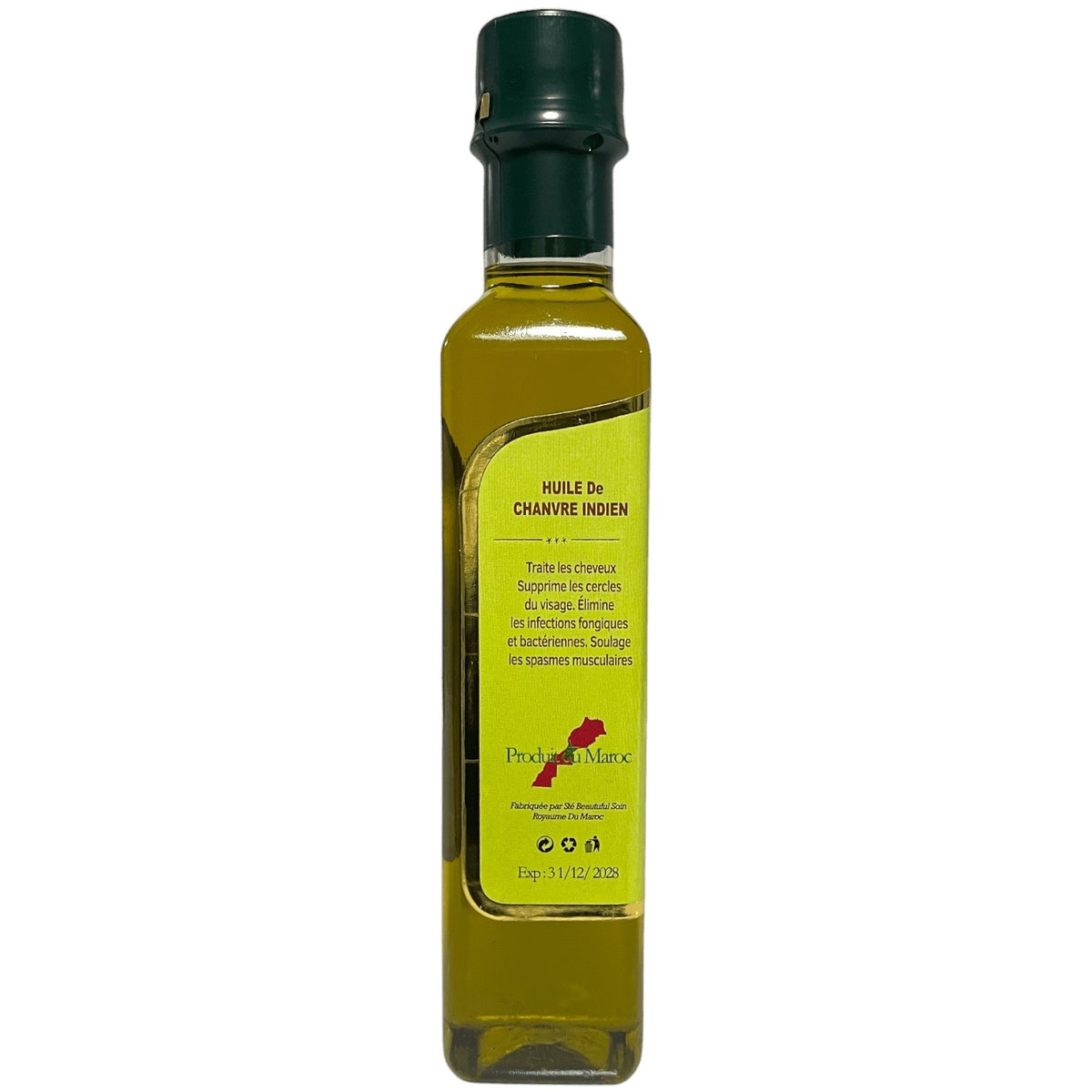 Huile de Chanvre Indien 250mL Oriental Cosmetics
