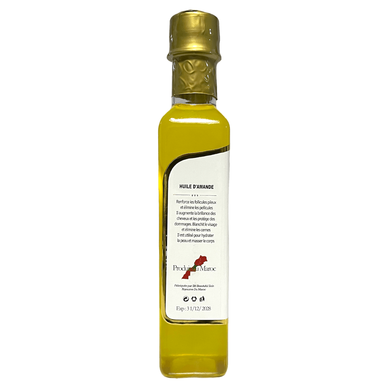 Huile d'Amande 250mL Oriental Cosmetics