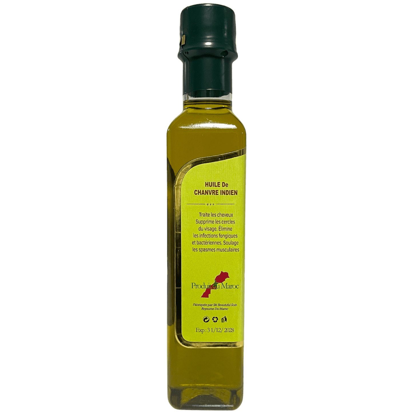 Huile de Chanvre Indien 250mL Oriental Cosmetics