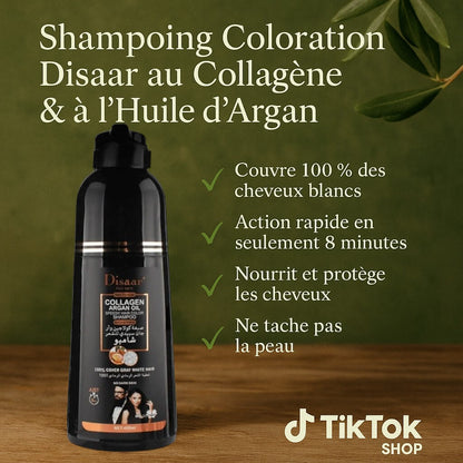 Shampoing Coloration Disaar au Collagène & à l'Huile d'Argan 400mL