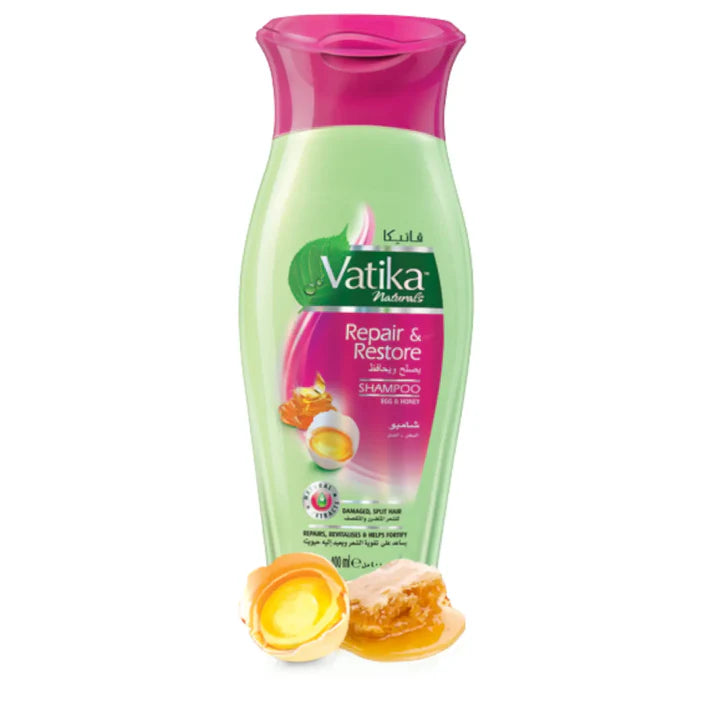 Shampoing aux Œufs & Miel VATIKA – Spécial Réparation & Douceur 200mL